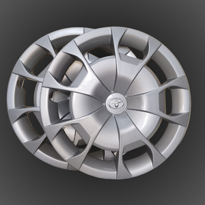 16-Inch Wheel Cover – Model 206 | Premium Silver Finish | Durable ABS Hubcap